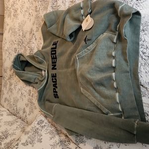 Space needle men's hoodie